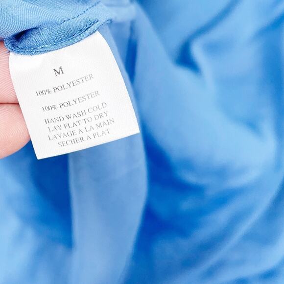 🆕‎ Brochu Walker Women's Blue Luna Cami V-Neck Dress Size Medium - Picture 5 of 5